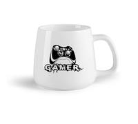 DEBINGY Frutta in ceramica Caffè e bevande calde Doodle Videogioco Joystick Sala Giochi Area di Gioco Giocatore （14oz/400ml） per latte, tè, cola, acqua