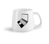 DEBINGY Frutta in ceramica Caffè e bevande calde Incisione su computer portatile per postazione di lavoro （14oz/400ml） Ottimo per casa, ufficio, bar, idee regalo