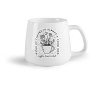 DEBINGY Frutta in ceramica Caffè e bevande calde Una tazza di caffè è sempre una buona idea Caffeine Lovers Club （14oz/400ml） Ideale per casa e ufficio