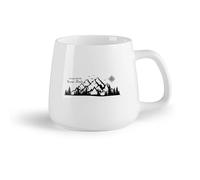 DEBINGY Frutta in ceramica Personalizzata Tazze Camper Rv Compass Prendi sempre la strada panoramica （14oz/400ml） per bevande calde, latte macchiato, cappuccino