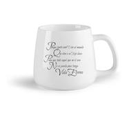 DEBINGY Frutta in ceramica Personalizzata Tazze Citazioni spagnole, lettere cristiane, bibliche religiose （14oz/400ml） Perfetto per cucine, ristoranti e bar, ottima idea regalo