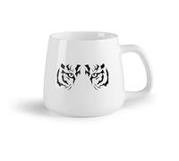 DEBINGY Frutta in ceramica Personalizzata Tazze Testa di tigre Animale Cucciolo di tigre Animale predatore （14oz/400ml） Lavabile in lavastoviglie e adatto al microonde