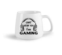 DEBINGY Frutta in ceramica Tazza da caffè Citazioni sui giochi Non riesco a sentire la tua voce Sto giocando Videogiochi e vita da giocatore Gamer Zone （14oz/400ml） per ufficio, casa