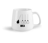 DEBINGY Frutta in ceramica Tazza da caffè elegante Concetto Lavoro di squadra Imprese Lavoratori Ispirano Motivazione （14oz/400ml） Un bel regalo di Natale