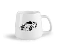 DEBINGY Frutta in ceramica Tazza da caffè elegante Mustang Muscle Cars Veicoli Giochi di Auto Corse Supercar Gtr （14oz/400ml） Ideale per casa e ufficio