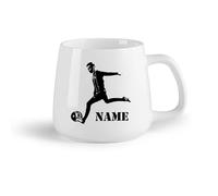 DEBINGY Frutta in ceramica Tazza da caffè elegante Sala Giovani presso il Campo di Allenamento per i Calciatori （14oz/400ml） per tè, cioccolata calda