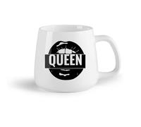 DEBINGY Frutta in ceramica Tazza da caffè in ceramica Logo Regina sex appeal Labbra Ragazza sex appeal Ragazza Bocca （14oz/400ml） per caffè, avena, tè, facile da pulire