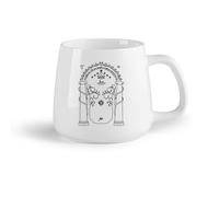 DEBINGY Frutta in ceramica Tazza da tè e caffè alla moda Il dormitorio dei ragazzi nel film Le miniere di Moria （14oz/400ml） e bevande calde, espresso