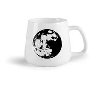 DEBINGY Frutta in ceramica Tazza da tè e caffè alla moda Stanza per bambini della scuola materna Moon Planet （14oz/400ml） per tè, caffè, latte, cappuccino