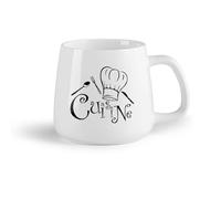 DEBINGY Frutta in ceramica Tazza da tè in ceramica Cappello da cuoco modello da cucina ristorante cucchiaio forchetta （14oz/400ml） Ideale per casa e ufficio