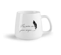 DEBINGY Frutta in ceramica Tazza da tè o caffè originale I sogni sono sempre spagnoli Los Ueños On Para Iempre Famoso detto （14oz/400ml） per espresso
