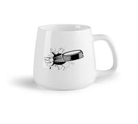 DEBINGY Frutta in ceramica Tazza da tè Sport Hockey sul ghiaccio Bambini che giocano a hockey sul ghiaccio Rip Break （14oz/400ml） per tè, caffè, latte, cappuccino
