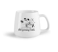 DEBINGY Frutta in ceramica Tazza da tè Toelettatura per cani, salone di toelettatura per animali domestici, bagno, cuccia per cuccioli （14oz/400ml） per casa e ufficio