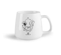 DEBINGY Frutta in ceramica Tazza in ceramica Cucito Studio di cucito Bottoni Forbici Cucito Segnali di cucito Sartoria Stanza artigianale （14oz/400ml） per casa e ufficio