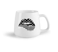 DEBINGY Frutta in ceramica Tazza in ceramica Disegno clipart per il giorno dell'indipendenza del 4 luglio con orgoglio americano （14oz/400ml） per casa e ufficio