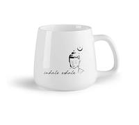 DEBINGY Frutta in ceramica Tazza in ceramica originale Citazioni motivazionali sul Buddha, Buddha ispiratore （14oz/400ml） e bevande calde, espresso
