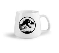 DEBINGY Frutta in ceramica Tazza in ceramica originale Logo del dinosauro Mondo dei dinosauri Ragazzo tirannosauro （14oz/400ml） per tè, caffè, infuso caldo