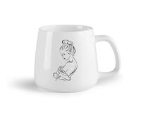 DEBINGY Frutta in ceramica Tazza in ceramica originale sex appeal Donna nel salone di bellezza alla moda Bagno （14oz/400ml） per caffè, avena, tè, facile da pulire