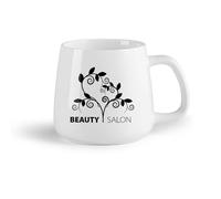 DEBINGY Frutta in ceramica Tazza in ceramica per caffè, tè e cacao Salone di bellezza, spa naturale, parrucchiere （14oz/400ml） Un bel regalo di Natale