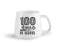 DEBINGY Frutta in ceramica Tazza in ceramica per casa e ufficio 100 giorni di scuola, buon ritorno a scuola （14oz/400ml） Ottimo per casa, ufficio, bar, idee regalo