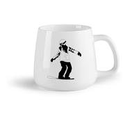 DEBINGY Frutta in ceramica Tazza in ceramica per casa e ufficio Snowboard Ginnastica Sci Snowboard Sport Invernali （14oz/400ml） Un bel regalo di Natale