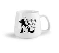 DEBINGY Frutta in ceramica Tazza in porcellana Salone di toelettatura per animali domestici Toelettatura per animali Negozio di animali Animali Cuccioli Gatti Animali domestici （14oz/400ml）