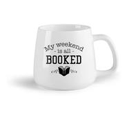 DEBINGY Frutta in ceramica Tazza, tazza da caffè/tè Biblioteca Libri di ispirazione Sala lettura Scuola （14oz/400ml） Ottimo per casa, ufficio, bar, idee regalo