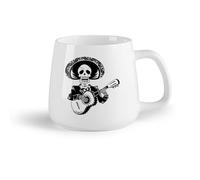 DEBINGY Frutta in ceramica Tazza, tazza da caffè/tè Cantante Mariachi, Caffè di Musica Latino-Americana Messicana （14oz/400ml） Ottimo regalo per gli innamorati