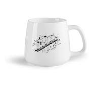 DEBINGY Frutta in ceramica Tazza, tazza da caffè/tè Lavoro di squadra Team Personale Successo Business School （14oz/400ml） per espresso, set da tè