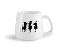DEBINGY Frutta in ceramica Tazze da caffè con manico Musica messicana Musicisti messicani Garantiscono il Nord America （14oz/400ml） per casa o lavoro