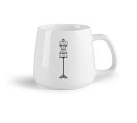 DEBINGY Frutta in ceramica Tazze da caffè in porcellana Negozio di abiti vintage con manichini, negozio di abiti da sposa （14oz/400ml） per ufficio, casa