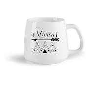 DEBINGY Frutta in ceramica Tazze da caffè, tazze da tè e caffè Montagne tribali Stile montano Bosco （14oz/400ml） Elegante e resistente - Adatto al microonde e alla lavastoviglie