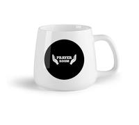DEBINGY Frutta in ceramica Tazze da caffè, tazze da tè e caffè Sala di preghiera Chiesa Religione Pietà cristiana （14oz/400ml） Lavabile in lavastoviglie