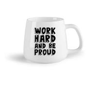 DEBINGY Frutta in ceramica Tazze da tè, caffè e cioccolata calda Citazioni famose, citazioni ispiratrici, lettere （14oz/400ml） Un bel regalo di Natale