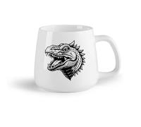 DEBINGY Frutta in ceramica Tazze da tè, caffè e cioccolata calda di una testa di lucertola （14oz/400ml） Regalo divertente per amanti del caffè, migliori amici, colleghi e amici