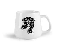 DEBINGY Frutta in ceramica Tazze da tè, caffè e cioccolata calda Il leopardo mangia un predatore animale （14oz/400ml） Tazze da caffè in ceramica per casa o lavoro