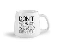 DEBINGY Frutta in ceramica Tazze da tè, caffè e cioccolata calda non dimenticare di essere fantastico （14oz/400ml） Tazza da caffè in ceramica per cappuccino, tè, latte,