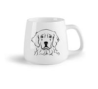 DEBINGY Frutta in ceramica Tazze da tè e caffè eleganti Toelettatura per animali domestici, veterinaria, per cani carini （14oz/400ml） Ristorante, ufficio