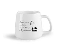 DEBINGY Frutta in ceramica Tazze da tè e caffè Macchina da cucire con cucitura Felix non disponibile nella stessa dimensione （14oz/400ml） per ufficio, casa