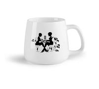 DEBINGY Frutta in ceramica Tazze da tè e caffè Trucco per unghie Salone per unghie Ragazza Bellezza Cura delle unghie Business （14oz/400ml） per ufficio, casa