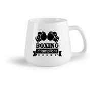 DEBINGY Frutta in ceramica Tazze e tazzine alla moda Centro fitness e palestra Pentagram Gymnasticsnasium, campione di boxe （14oz/400ml） per uomo e donna