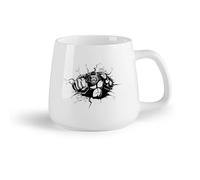 DEBINGY Frutta in ceramica Tazze e tazzine alla moda Citazione di Gorilla Forza Centro Fitness Motivazione per l'allenamento （14oz/400ml） Bar o regalo