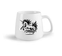 DEBINGY Frutta in ceramica Tazze grandi per bevande calde di un logo di ispirazione unicorno （14oz/400ml） Regalo divertente per amanti del caffè, migliori amici, colleghi e amici