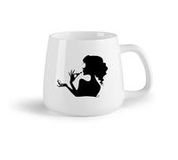 DEBINGY Frutta in ceramica Tazze in ceramica per caffè, latte e tè Casa della ragazza alla moda （14oz/400ml） Ufficio, casa, bar, lavabile in lavastoviglie e adatto al microonde