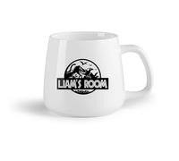 DEBINGY Frutta in ceramica Tazze in ceramica per caffè, latte e tè Parco dei dinosauri Mondo dei dinosauri Dinosauro （14oz/400ml） Regalo per uomo o donna