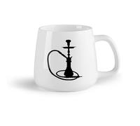 DEBINGY Frutta in ceramica Tazze in ceramica per caffè, latte e tè Shisha Sign Arabic Style Cafe Hotel （14oz/400ml） per bevande calde, latte macchiato, cappuccino