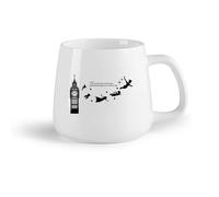 DEBINGY Frutta in ceramica Tazze in gres per caffè, tè, Cartone animato da sogno del fattorino di Pietro il Grande （14oz/400ml） e bevande calde, espresso