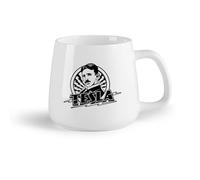 DEBINGY Frutta in ceramica Tazze in gres per caffè, tè, Logo e citazione scientifica - Aula didattica scientifica （14oz/400ml） Ottimo regalo per gli innamorati