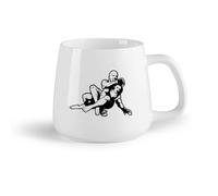 DEBINGY Frutta in ceramica Tazze per casa e ufficio Sport da combattimento Arti marziali Lotta estrema Wrestling Room （14oz/400ml） Un bel regalo di Natale