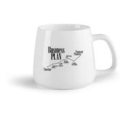 DEBINGY Frutta in ceramica Tazze resistenti Cronologia del piano aziendale Marketing Pianificazione finanziaria Scuola （14oz/400ml） per casa e ufficio